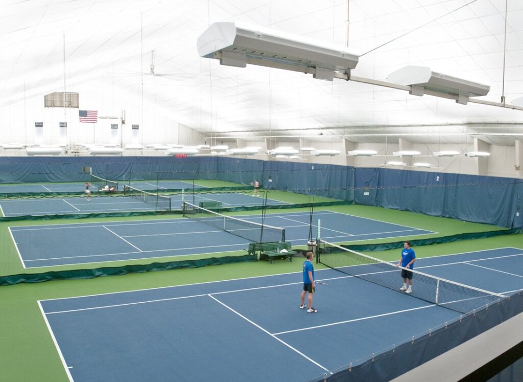 Indoor tennis courts at Wheaton Indoor Tennis